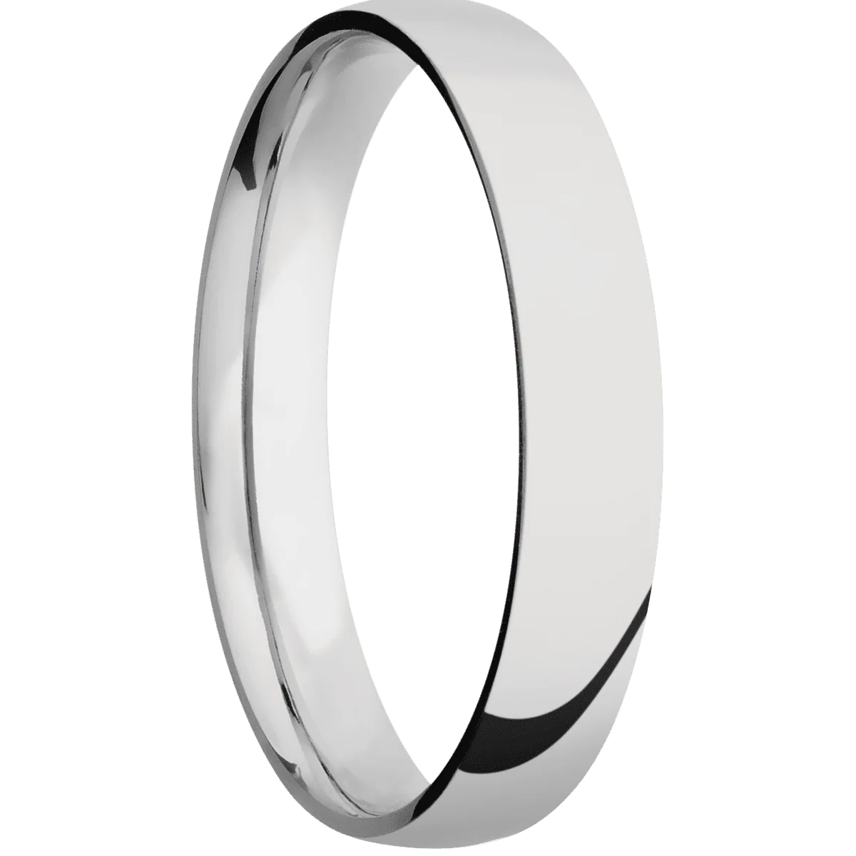 10K White Gold + Polish Finish