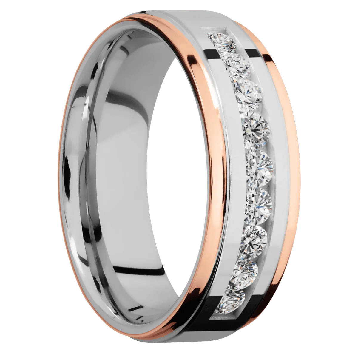 10K White Gold + Polish , Polish Finish