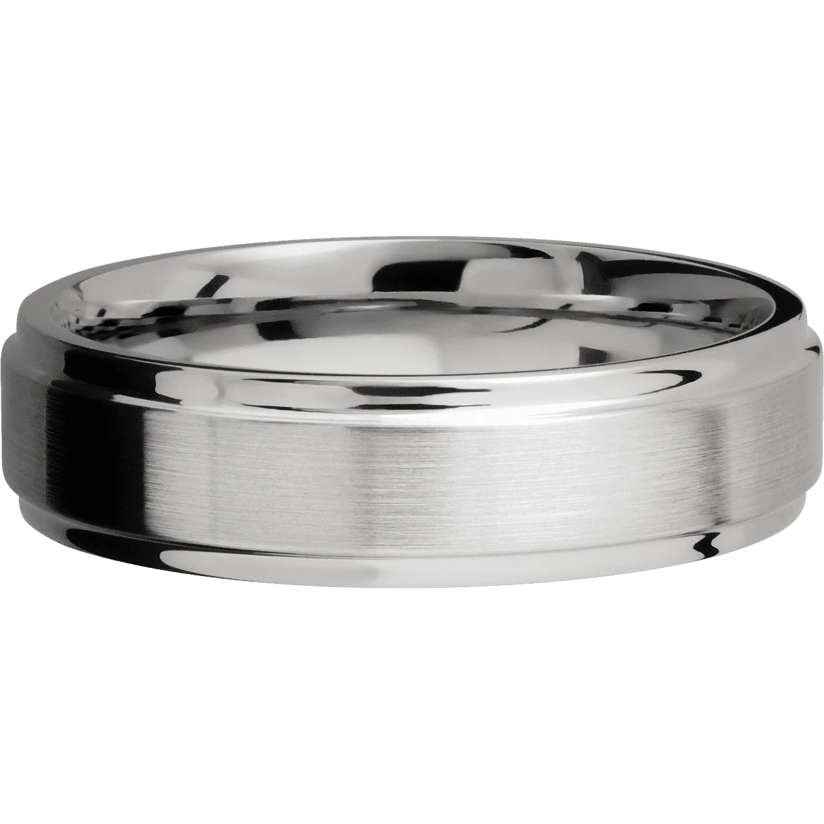 10K White Gold + Satin , Polish Finish - Image 3