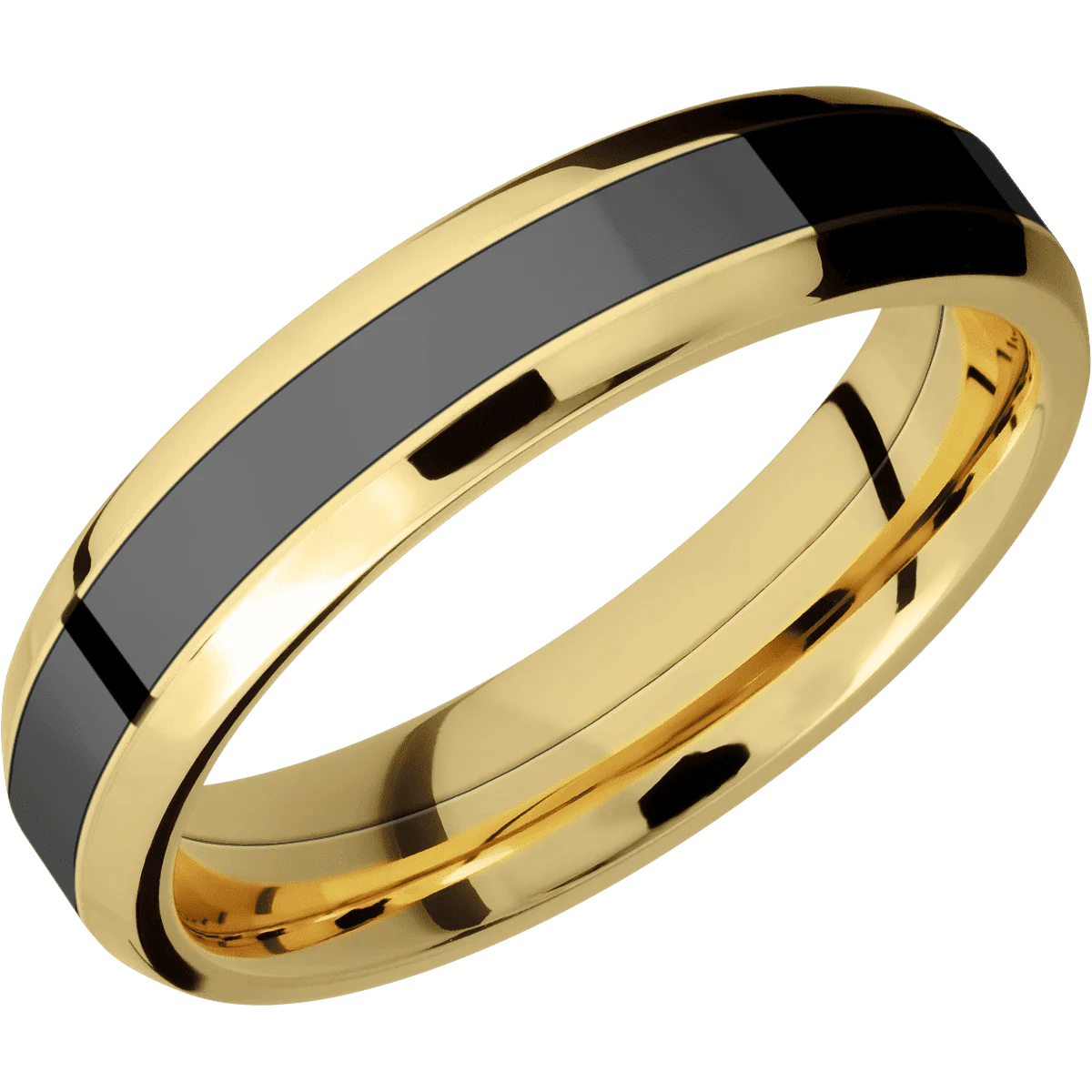 10K Yellow Gold + Polish , Polish Finish - Image 2