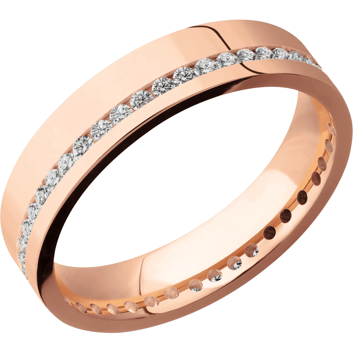 14K Rose Gold + Polish Finish - Image 2