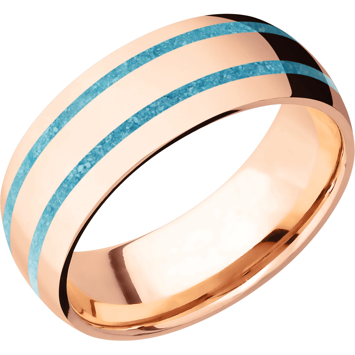 14K Rose Gold + Polish Finish - Image 2