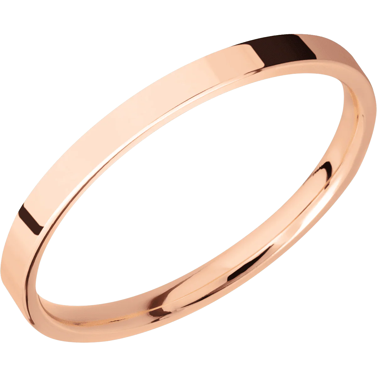14K Rose Gold + Polish Finish - Image 2