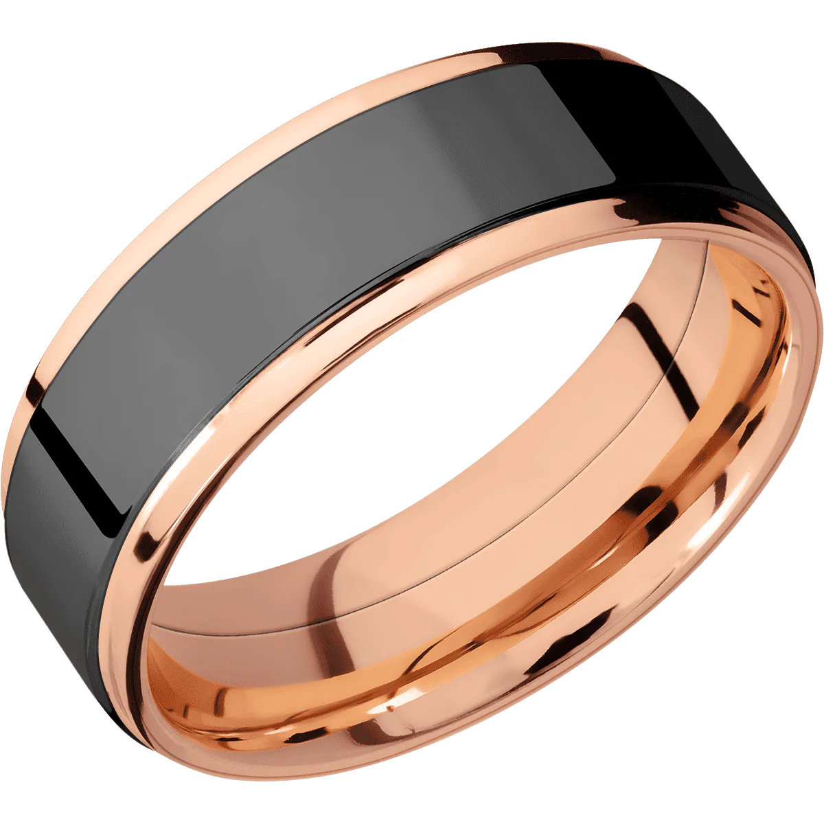 14K Rose Gold + Polish , Polish Finish - Image 2