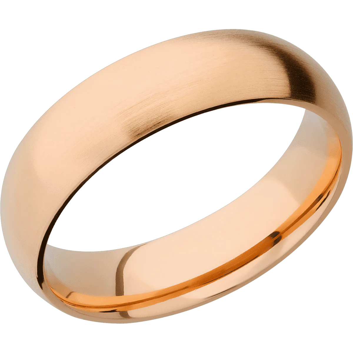 14K Rose Gold + Satin Finish - Image 2