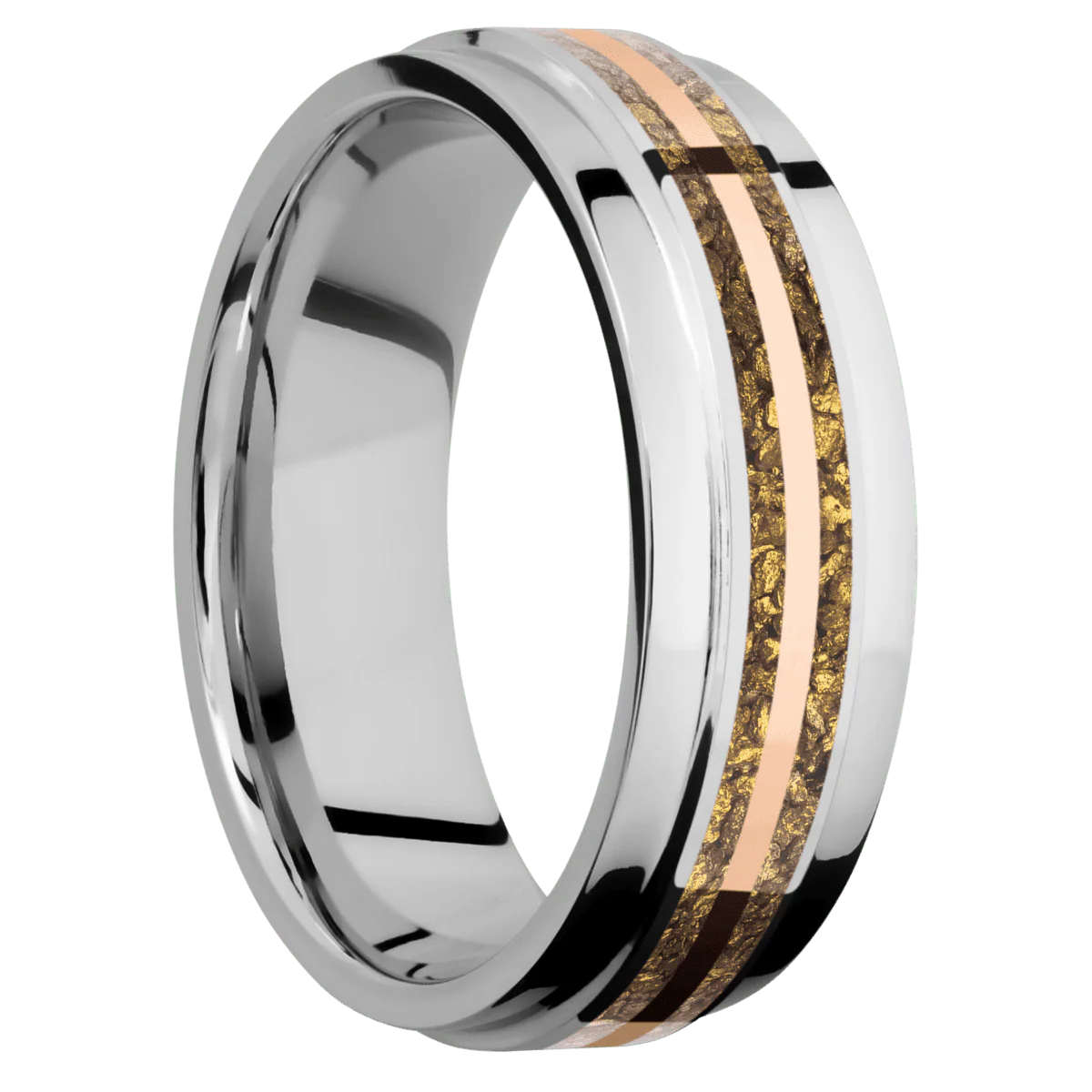 14K White Gold + Polish Finish