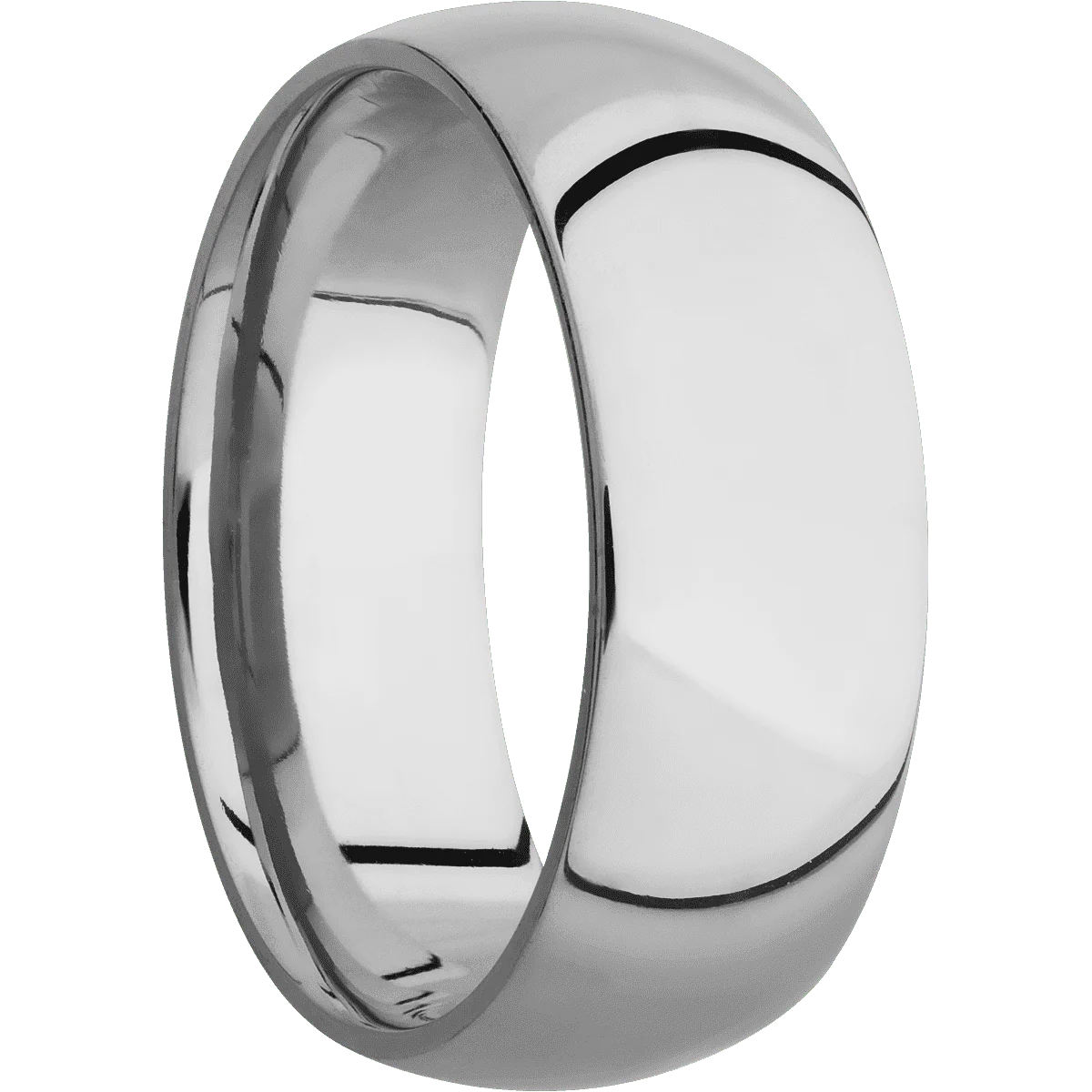 14K White Gold + Polish Finish