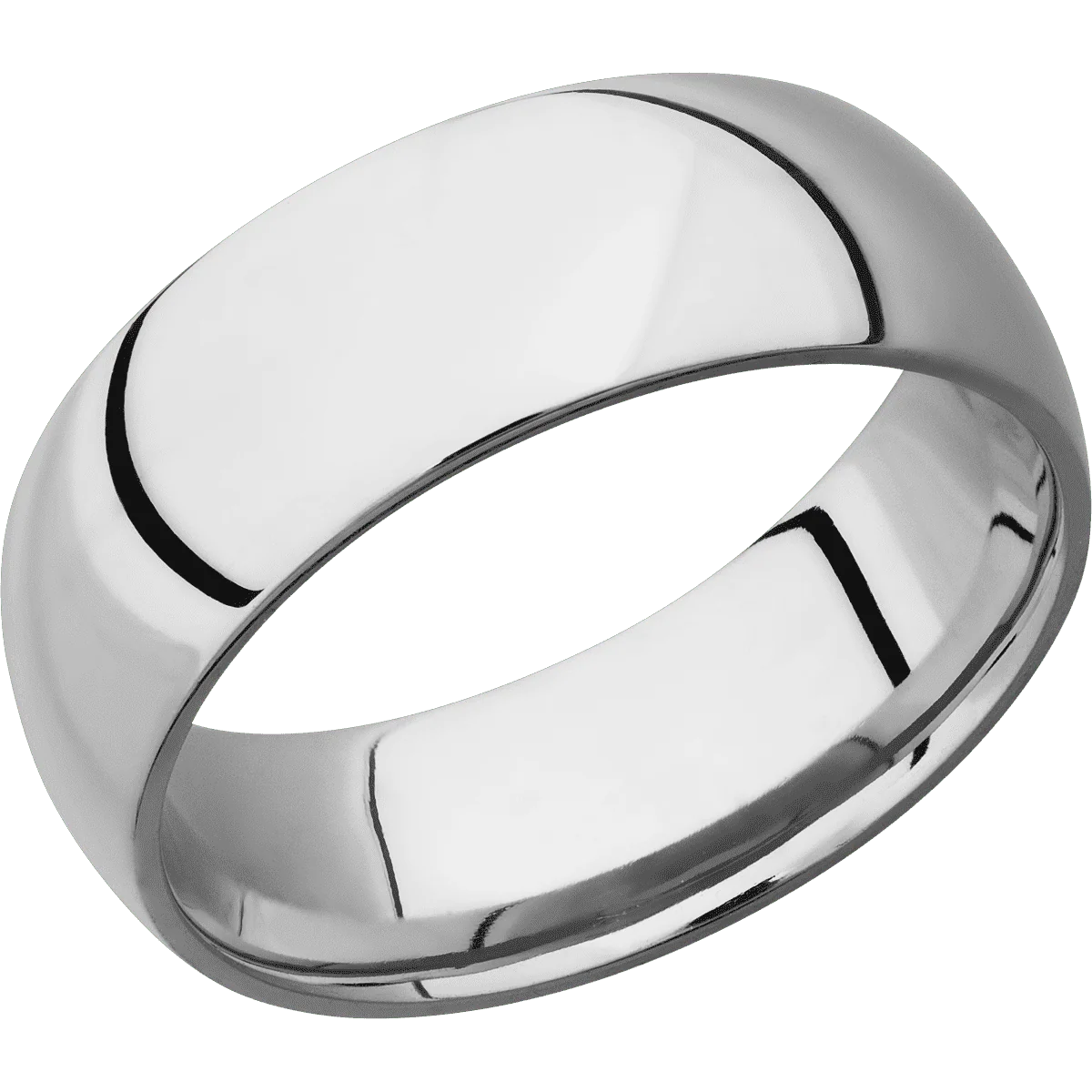 14K White Gold + Polish Finish - Image 2