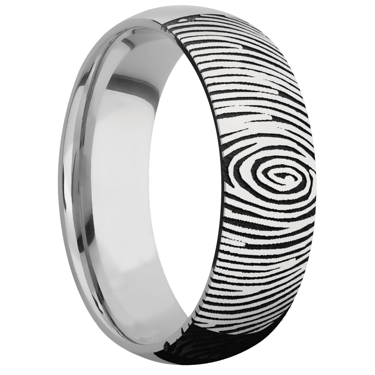 14K White Gold + Polish Finish
