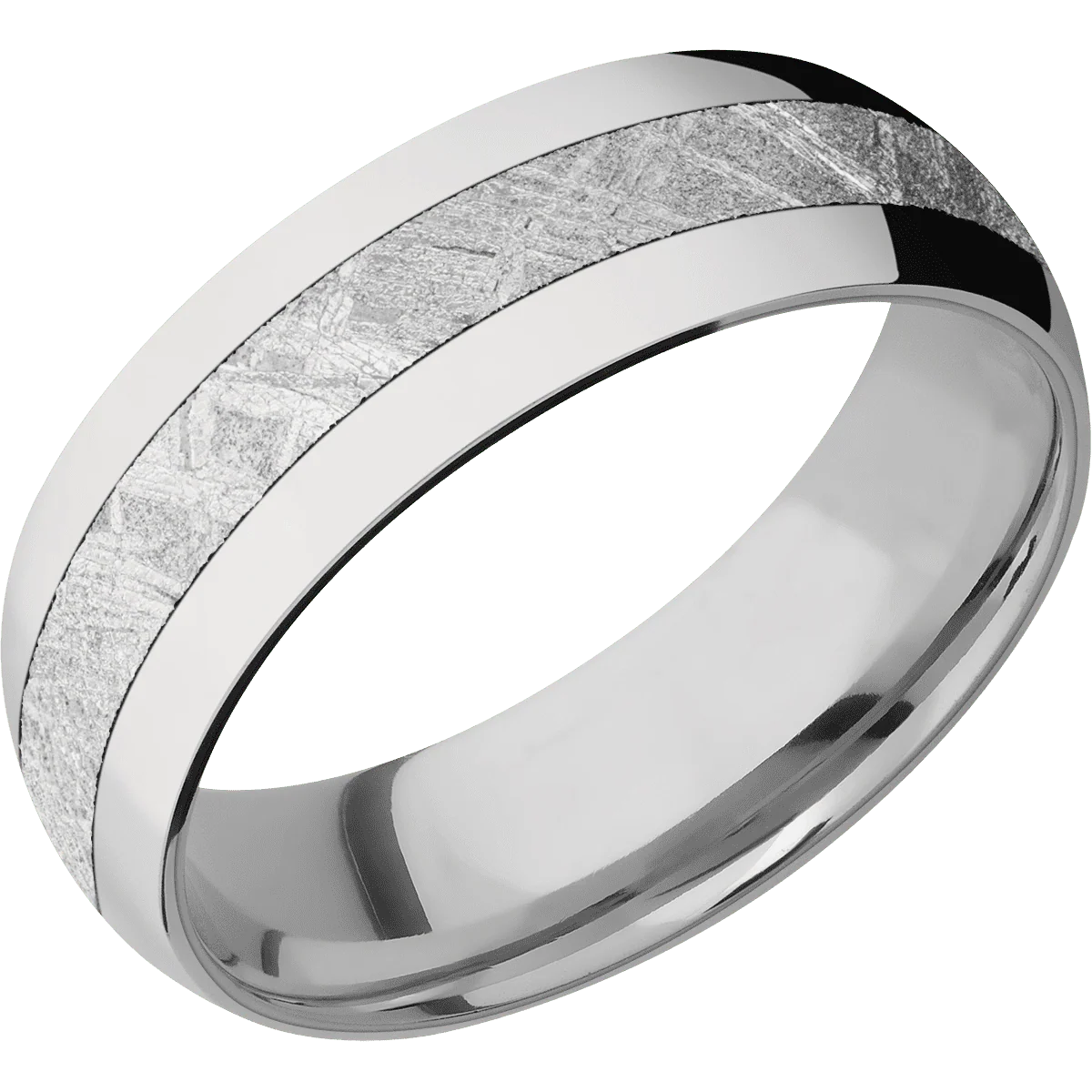 14K White Gold + Polish Finish + Titanium - Image 2
