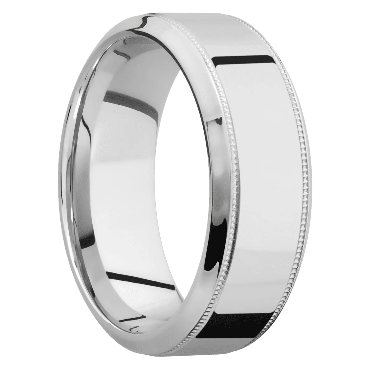 14K White Gold + Polish , Polish Finish