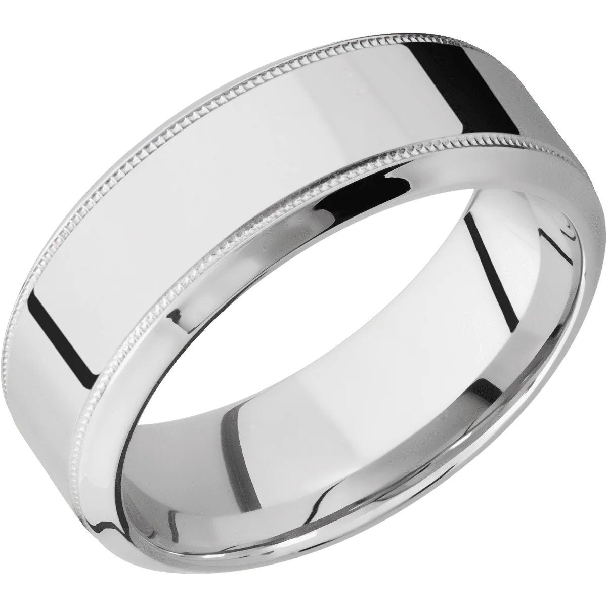 14K White Gold + Polish , Polish Finish - Image 2