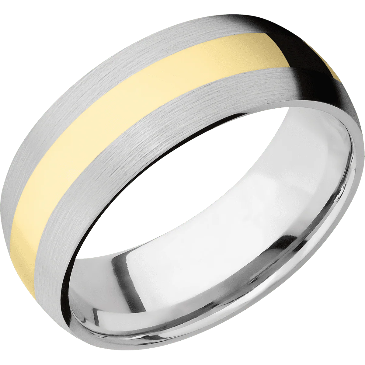 14K White Gold + Satin Finish - Image 2