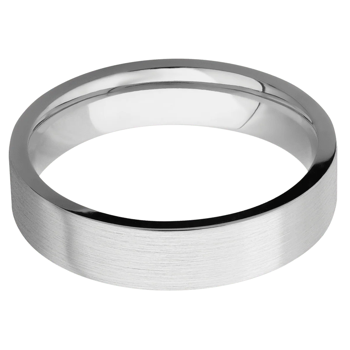 14K White Gold + Satin Finish - Image 3