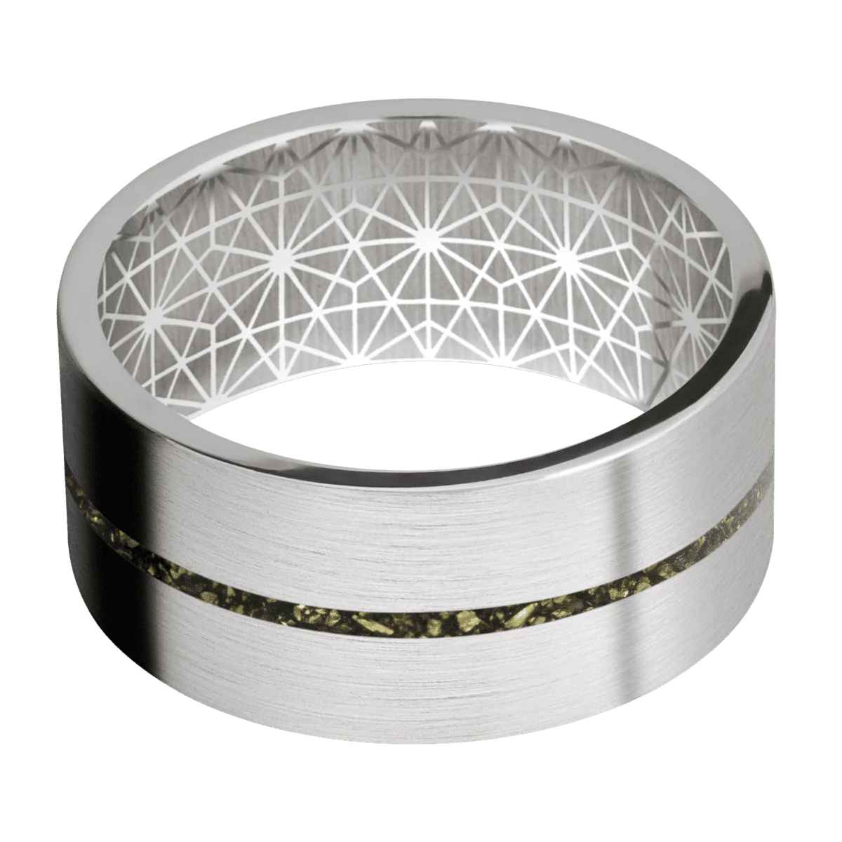 14K White Gold + Satin Finish - Image 3