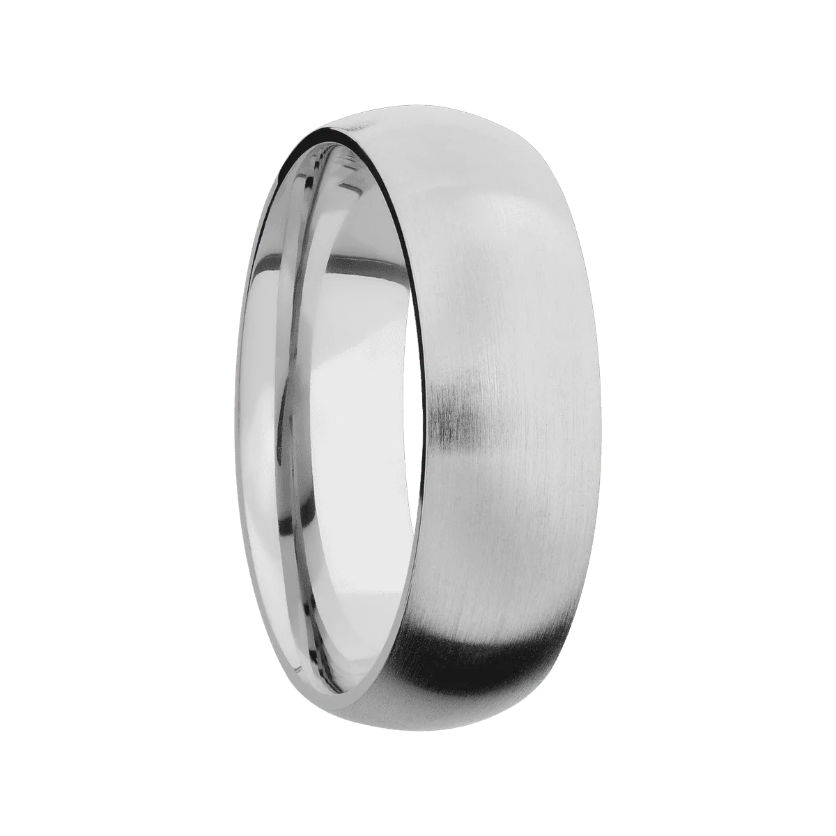 14K White Gold + Satin Finish