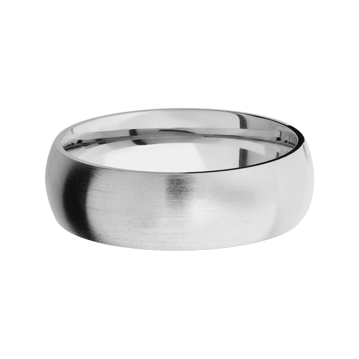 14K White Gold + Satin Finish - Image 3