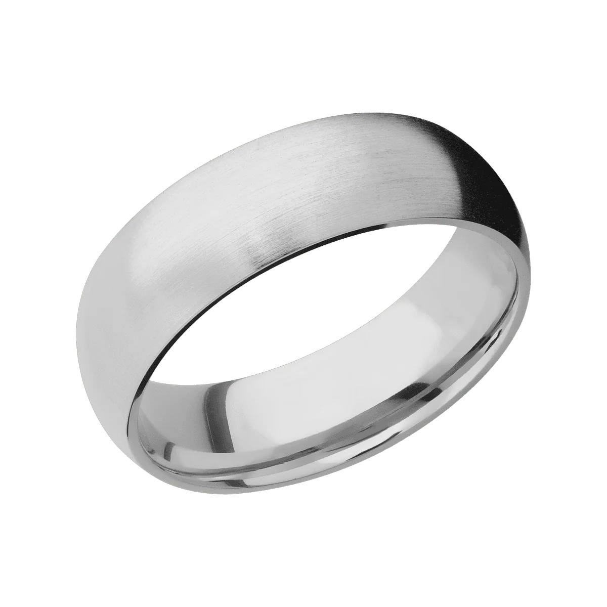 14K White Gold + Satin Finish - Image 2