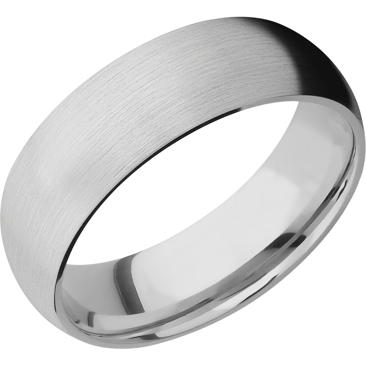 14K White Gold + Satin Finish - Image 2