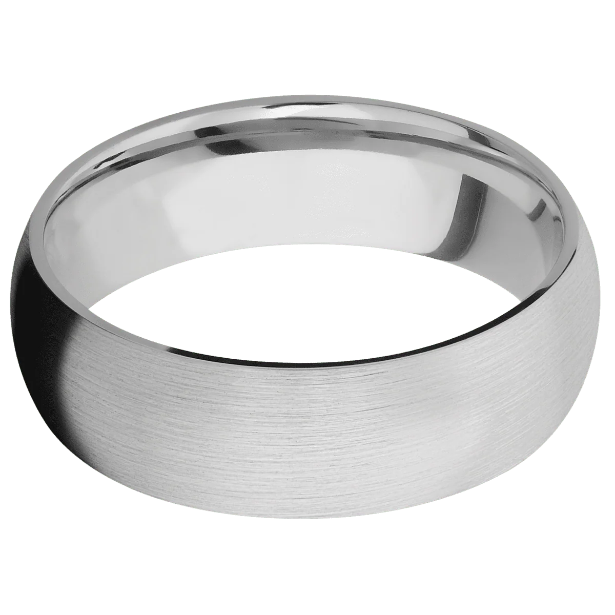 14K White Gold + Satin Finish - Image 3