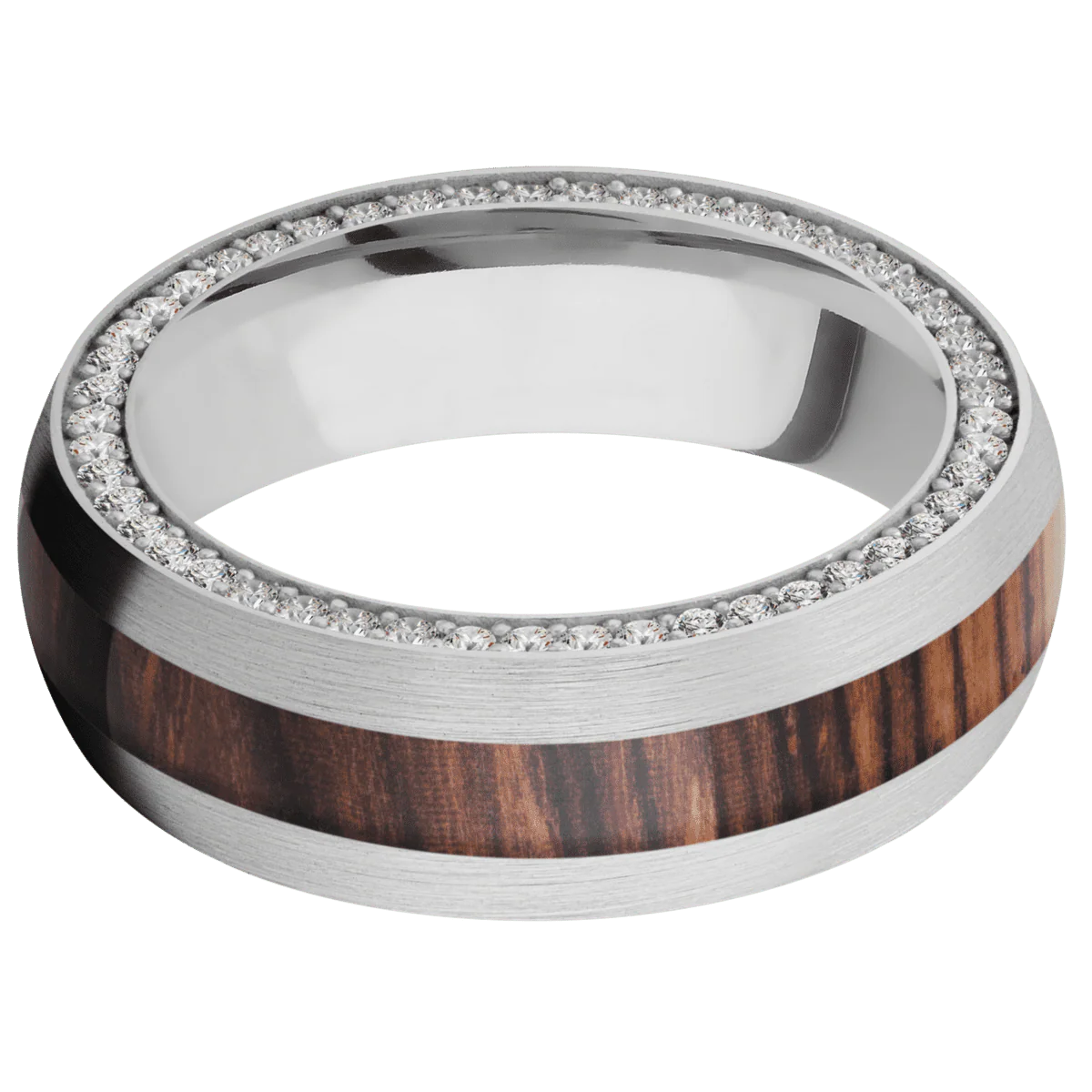 14K White Gold + Satin Finish - Image 3