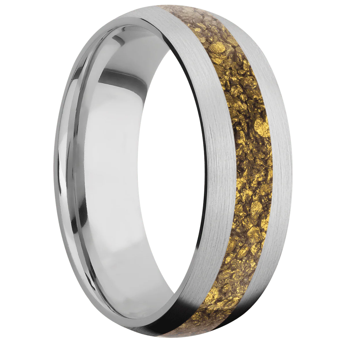 14K White Gold + Satin Finish
