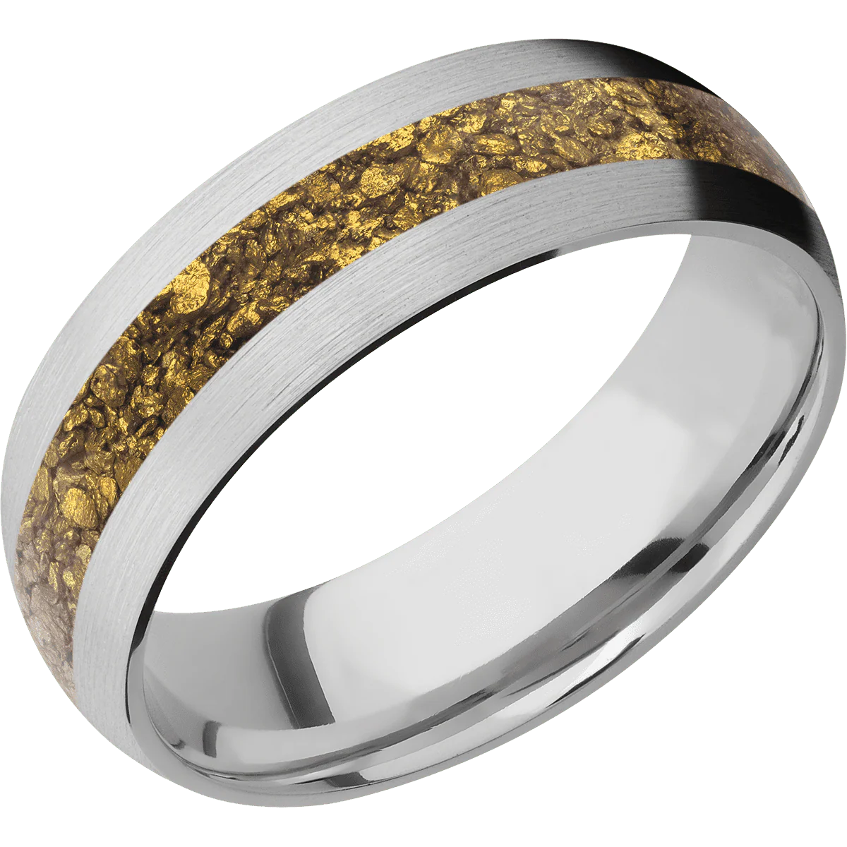 14K White Gold + Satin Finish - Image 2