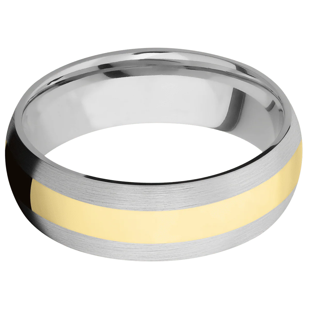14K White Gold + Satin Finish - Image 3