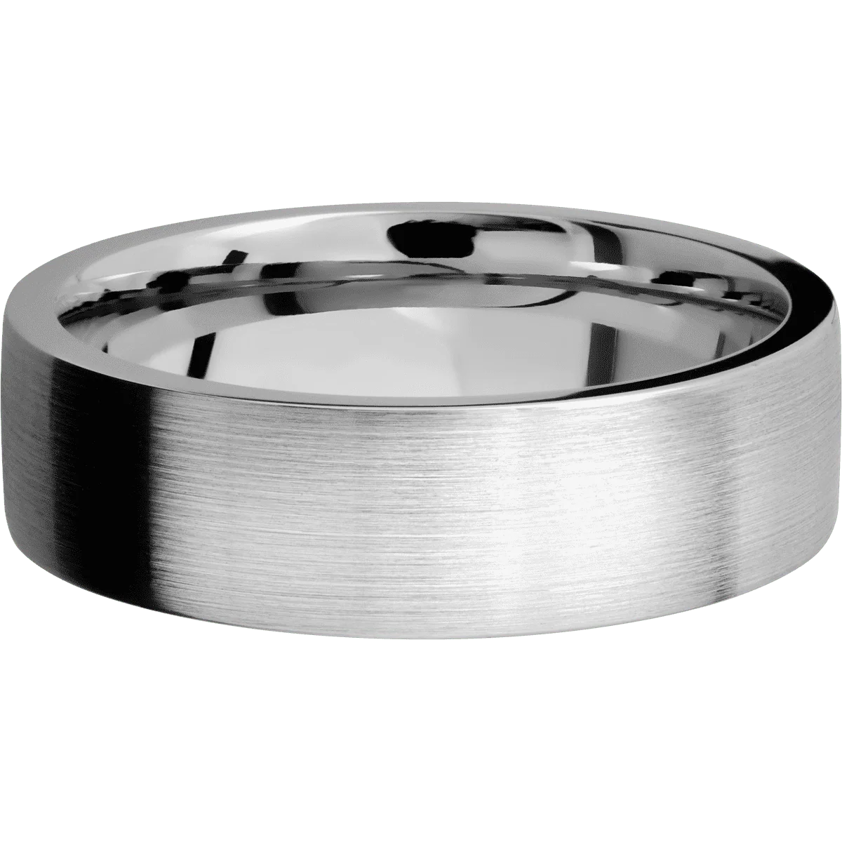 14K White Gold + Satin Finish - Image 3