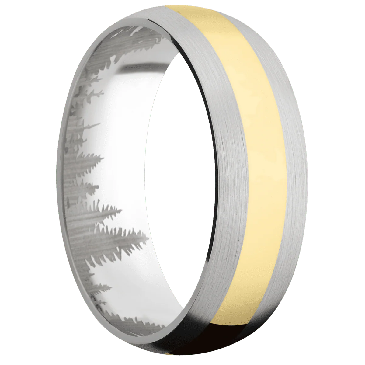 14K White Gold + Satin Finish