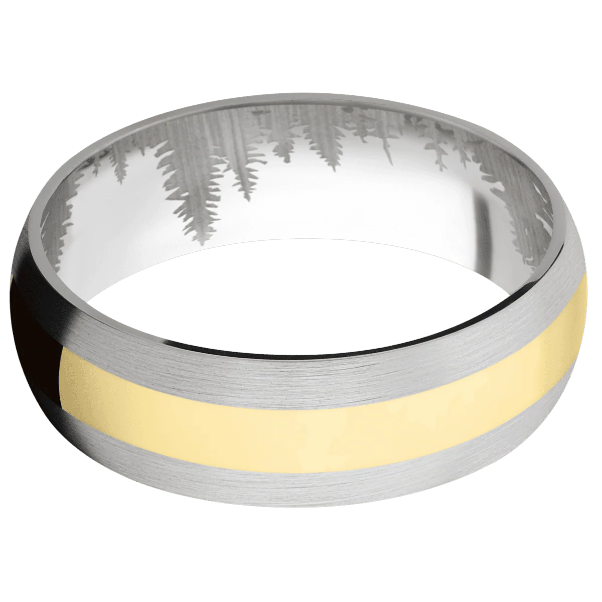 14K White Gold + Satin Finish - Image 3
