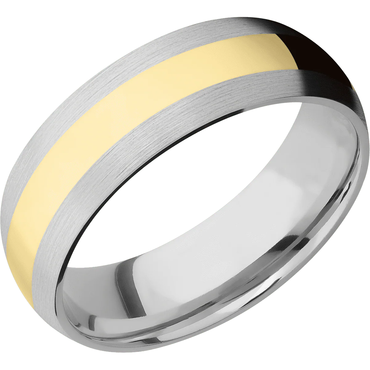 14K White Gold + Satin Finish - Image 2