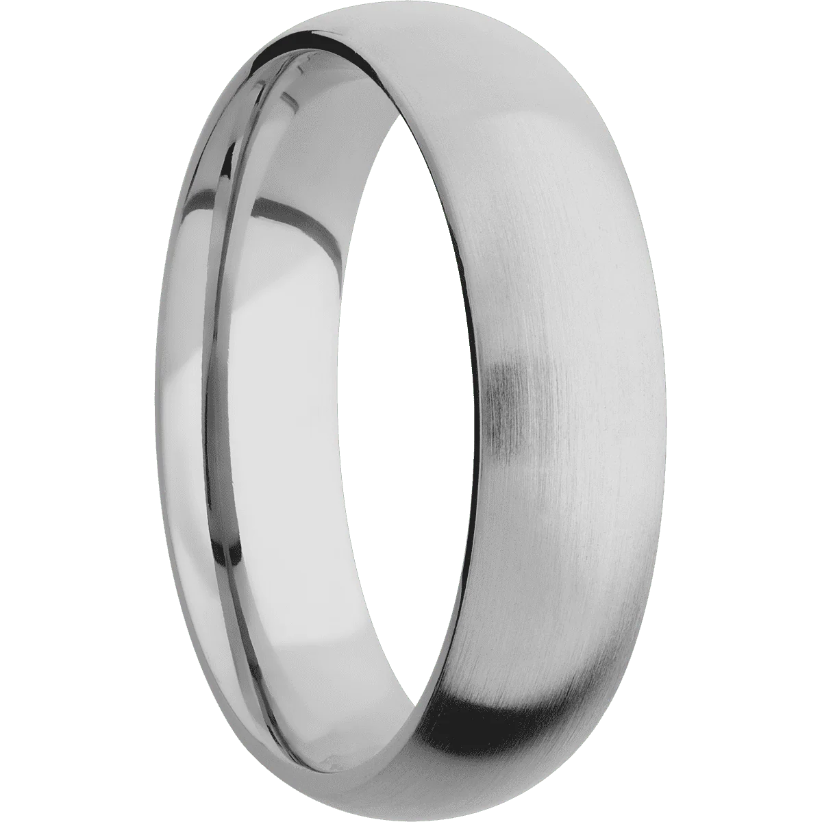 14K White Gold + Satin Finish