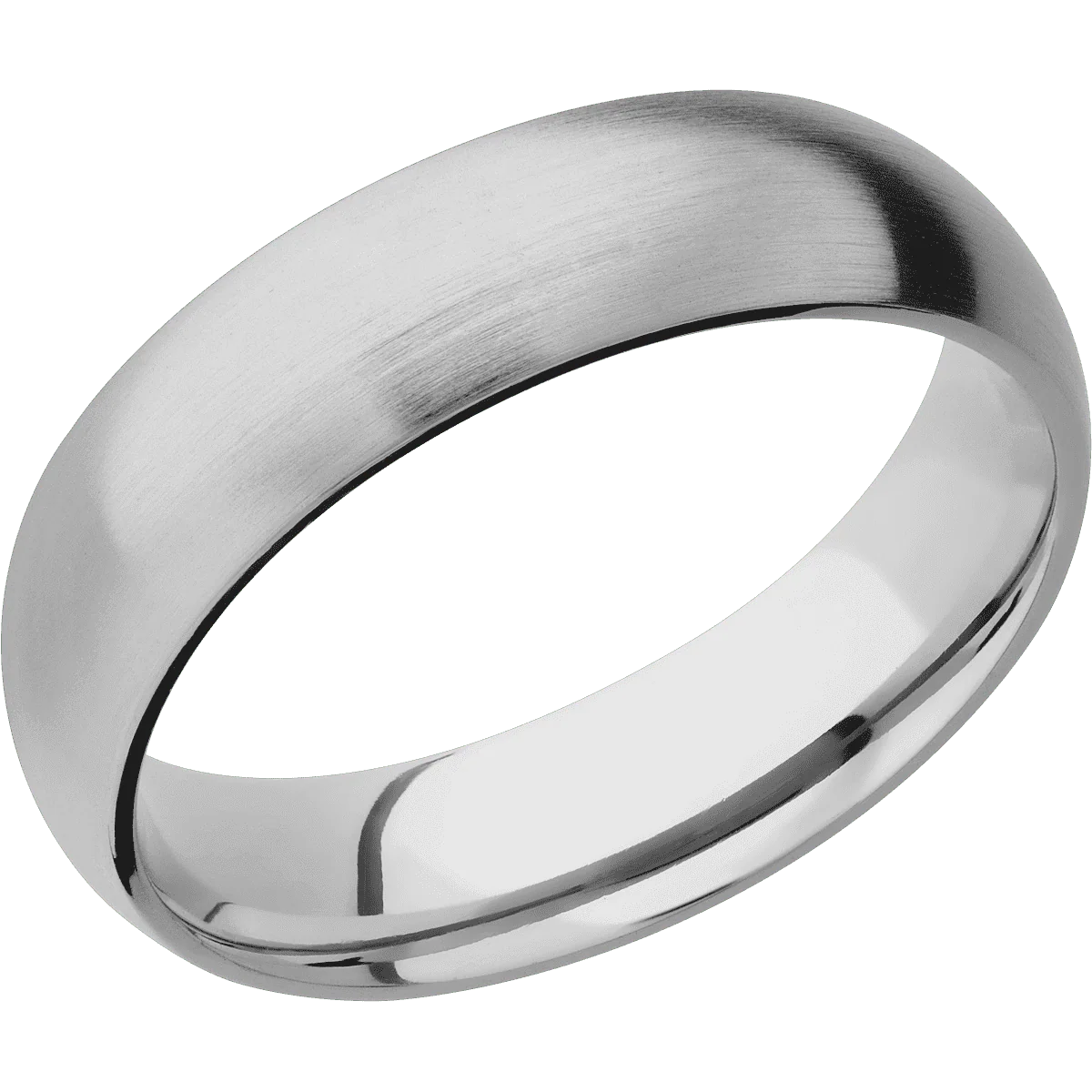 14K White Gold + Satin Finish - Image 2