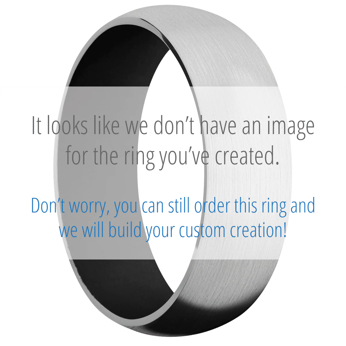 14K White Gold + Satin Finish + Black