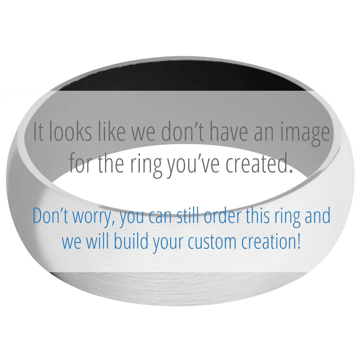 14K White Gold + Satin Finish + Black - Image 3