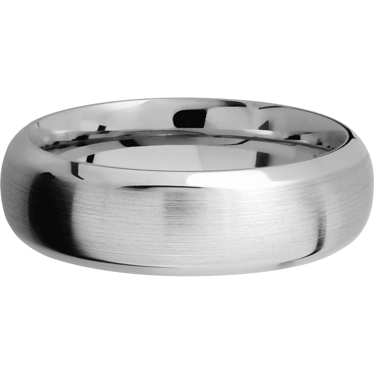 14K White Gold + Satin , Polish Finish - Image 3