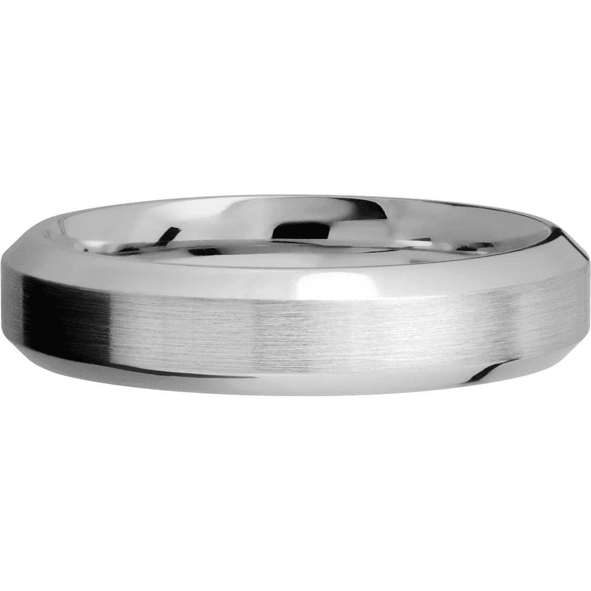 14K White Gold + Satin , Polish Finish - Image 3