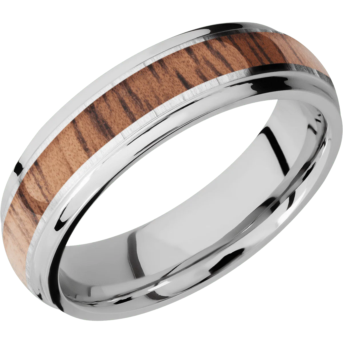 14K White Gold + Treebark1 , Polish Finish - Image 2