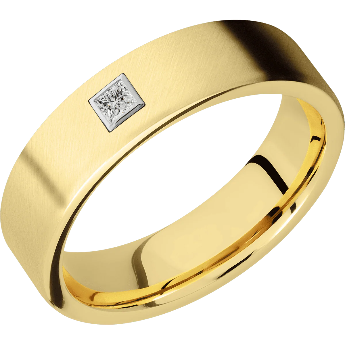 14K Yellow Gold + Anglesatin Finish - Image 2
