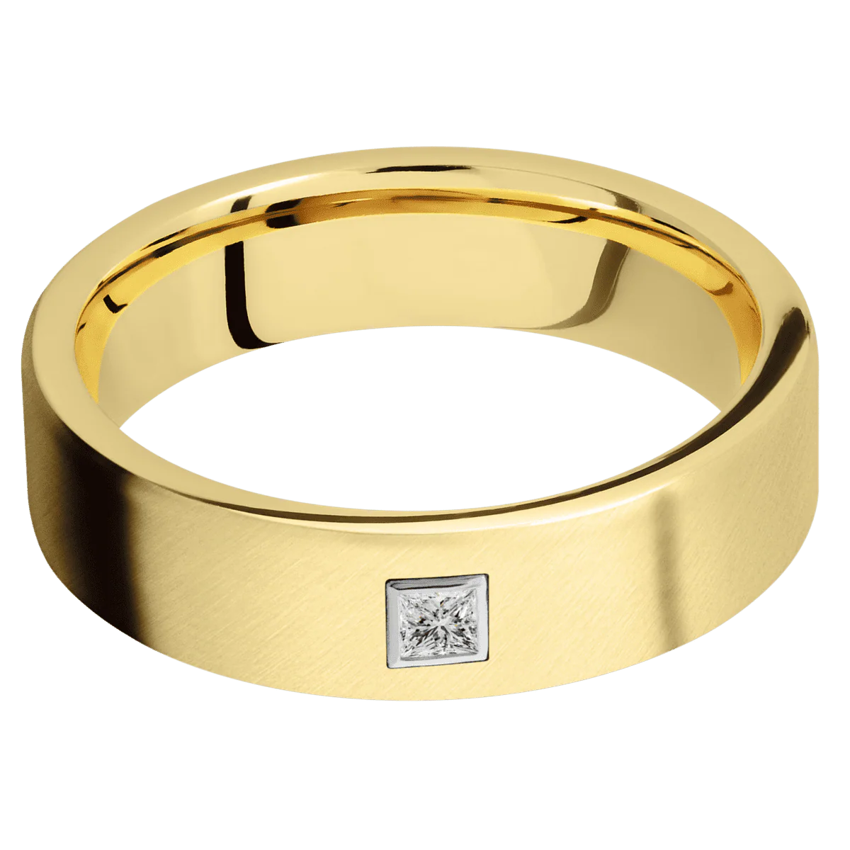 14K Yellow Gold + Anglesatin Finish - Image 3