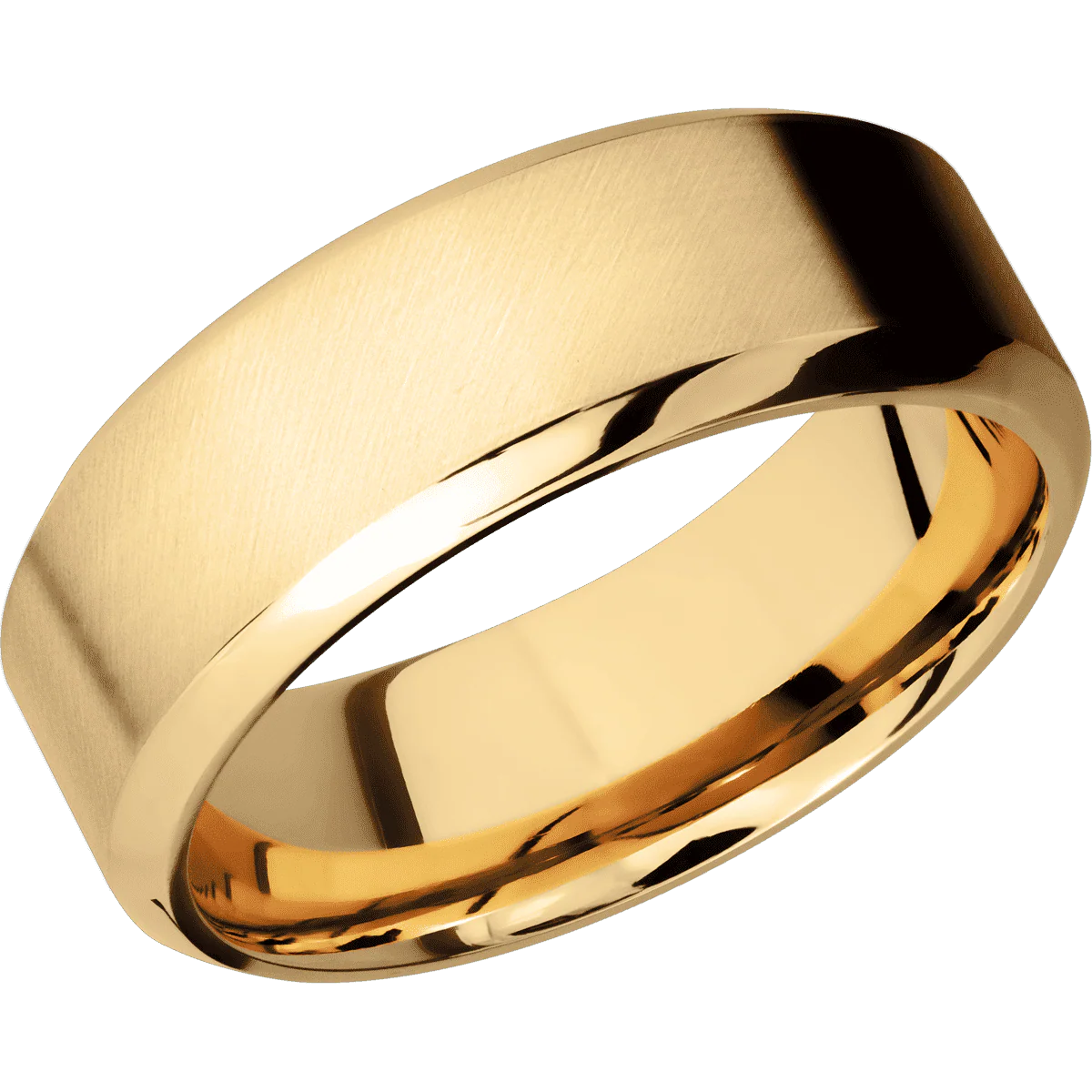 14K Yellow Gold + Anglesatin , Polish Finish - Image 2