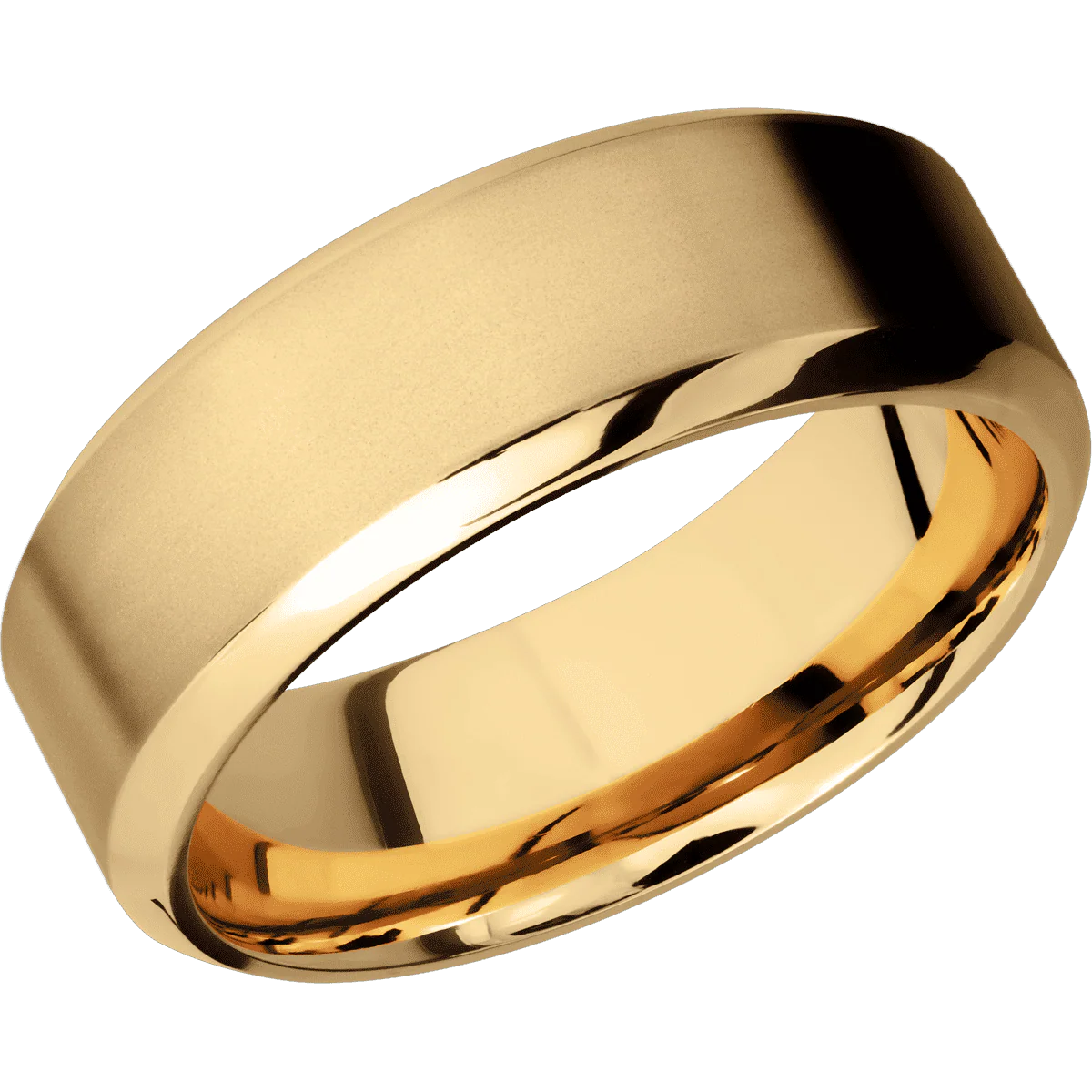 14K Yellow Gold + Bead , Polish Finish - Image 2