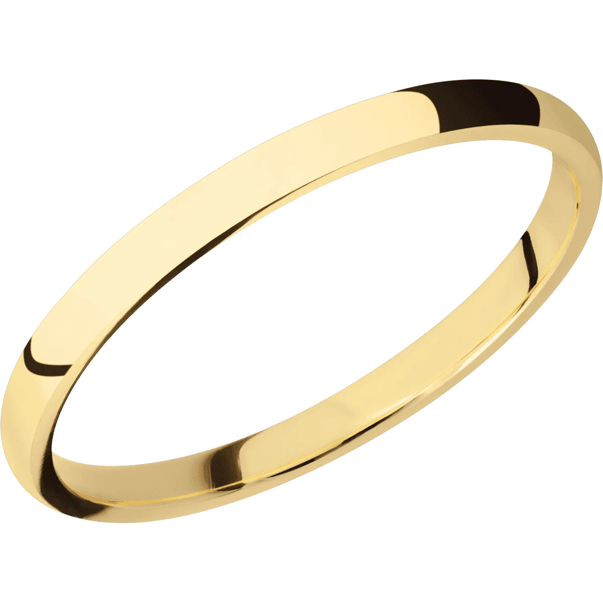 14K Yellow Gold + Polish Finish - Image 2