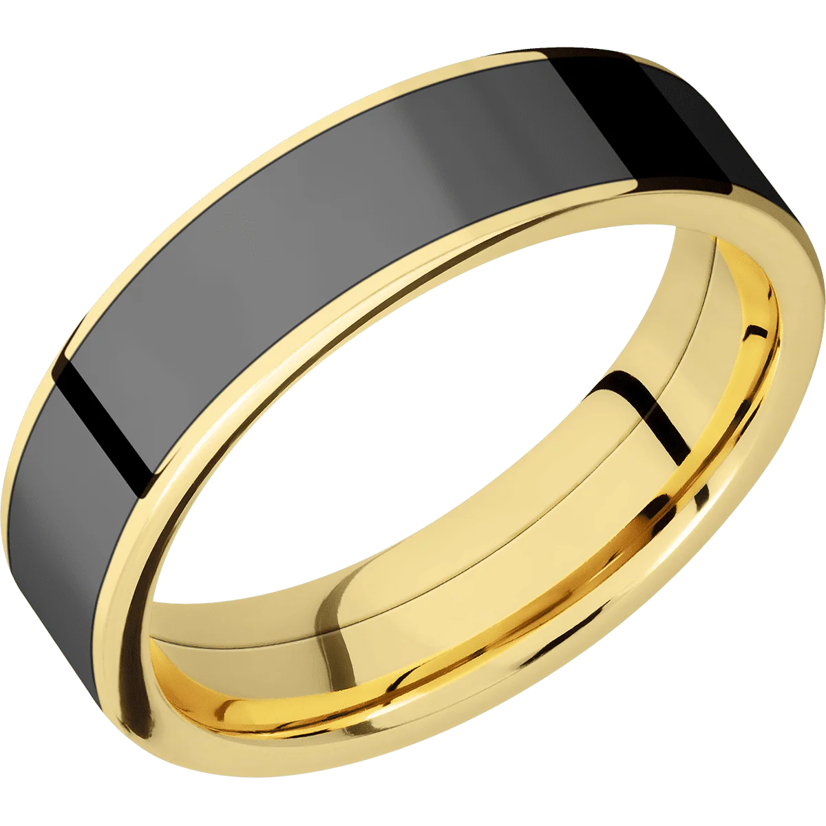 14K Yellow Gold + Polish Finish - Image 2