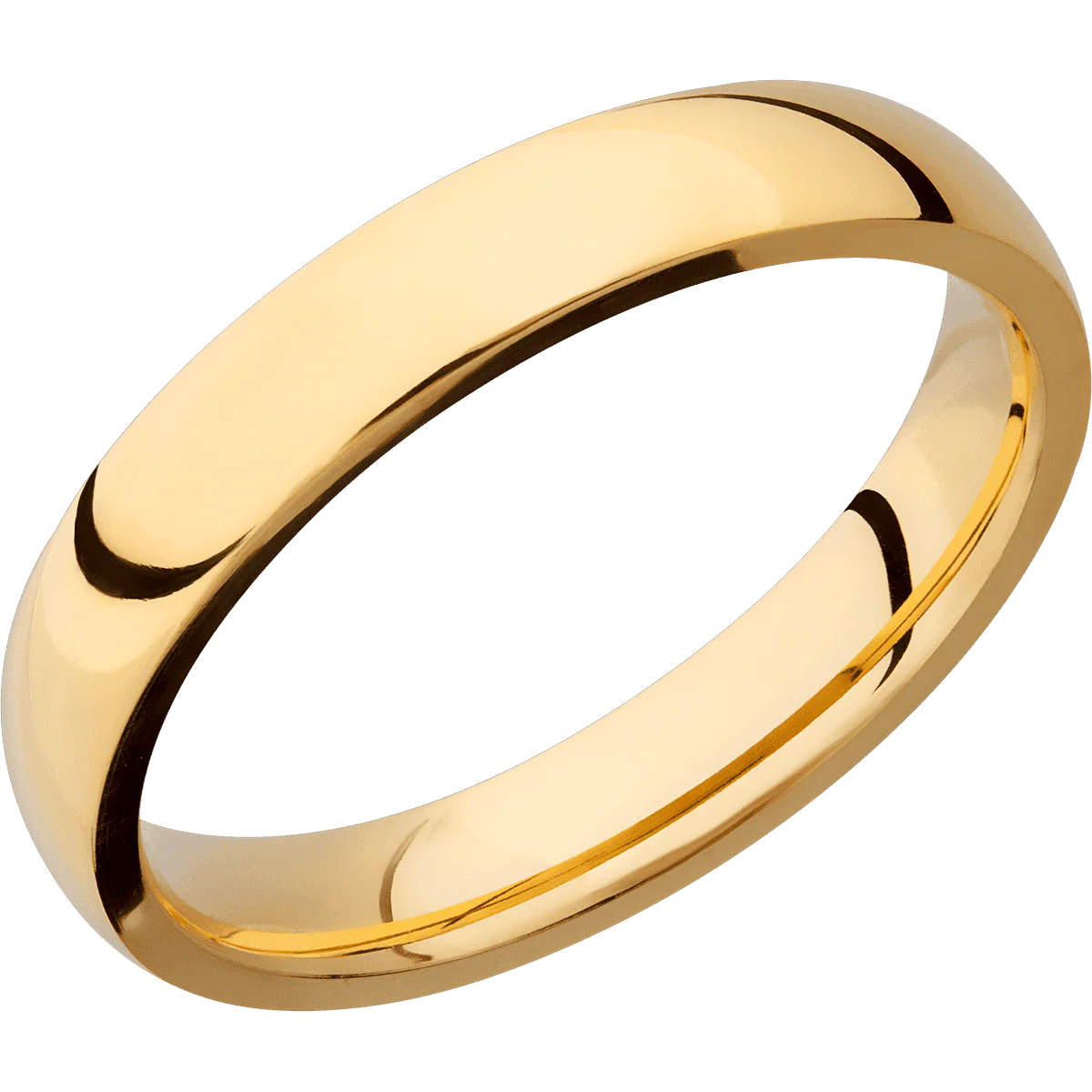 14K Yellow Gold + Polish Finish - Image 2