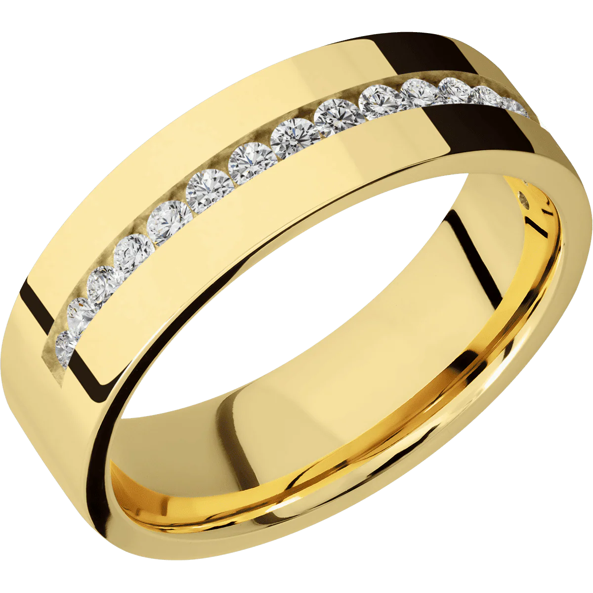 14K Yellow Gold + Polish Finish - Image 2