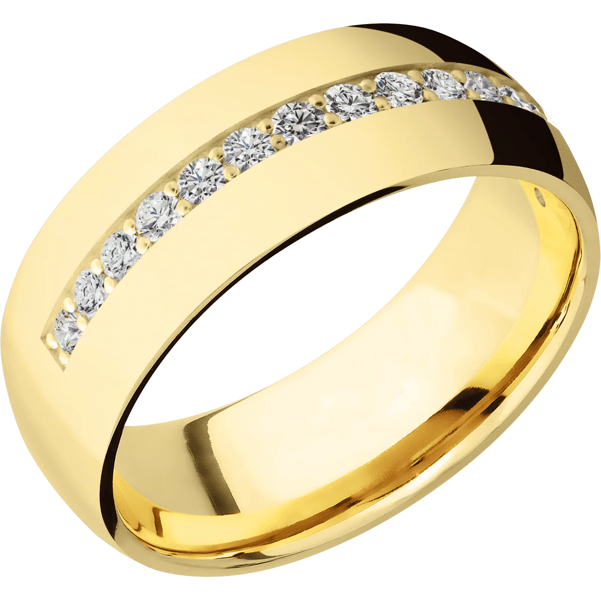 14K Yellow Gold + Polish Finish - Image 2