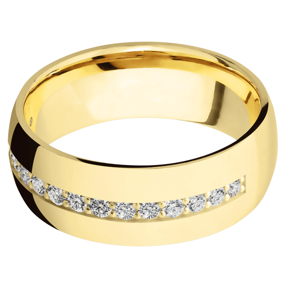 14K Yellow Gold + Polish Finish - Image 3