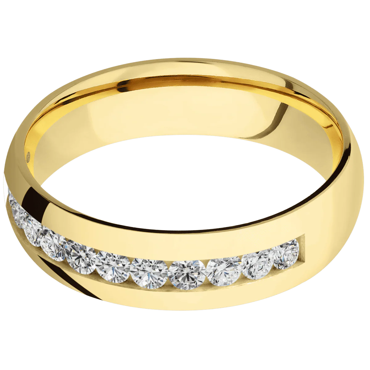 14K Yellow Gold + Polish Finish - Image 3